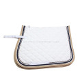 White Dressage Polycotton Horse Saddle Pad